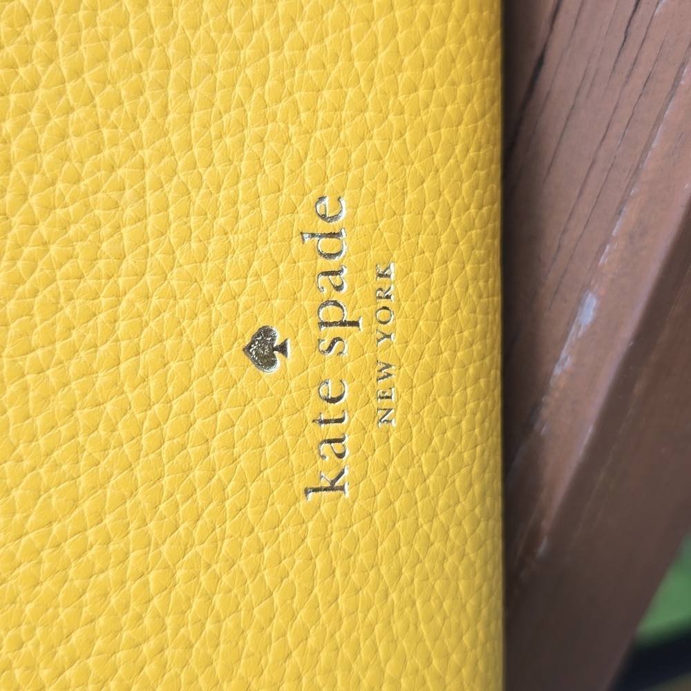 NWT Kate Spade Sunflower yellow satchel crossbody - Picture 3 of 8